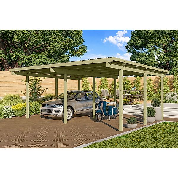 Karibu Doppelcarport Eco günstig online kaufen