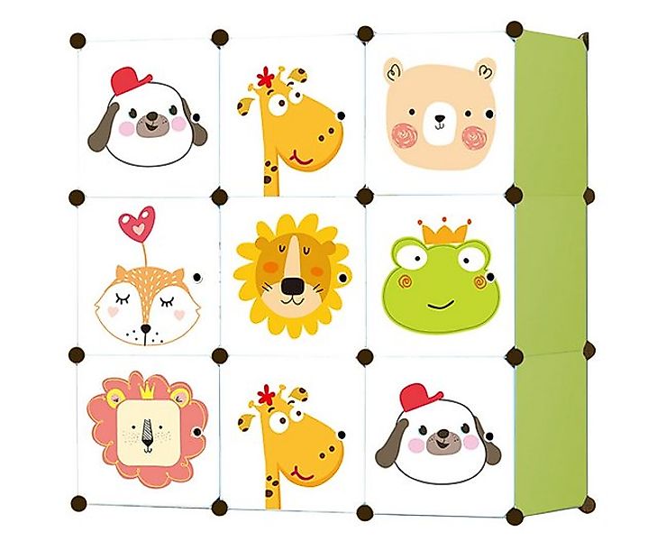 Best for Home Kinderkleiderschrank Kinderkleiderschrank 9X – W01, ideal für günstig online kaufen