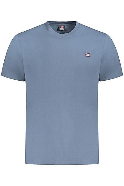 NORWAY 1963 T-Shirt Herren Kurzarm T-Shirt Blau - Rundhals mit Logo & günstig online kaufen