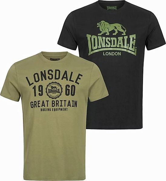 Lonsdale T-Shirt Lonsdale Herren T-Shirt Doppelpack Bangor günstig online kaufen