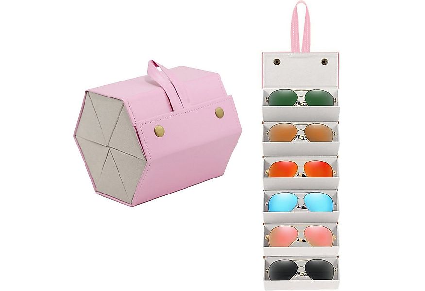 Mutig Brillenetui Faltbaren Brillenhalter zur Aufbewahrung 6 Brillen Leder günstig online kaufen