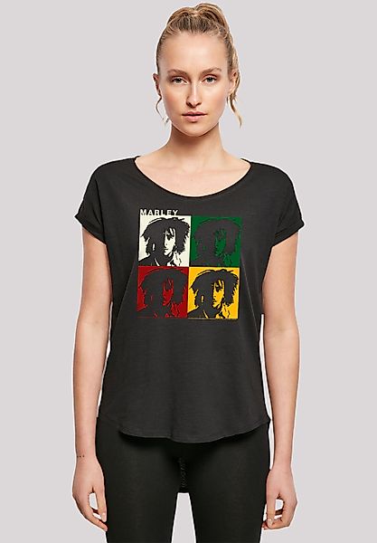 F4NT4STIC T-Shirt "Bob Marley Colour Blocks Two Sleeves Reggae Music", Prem günstig online kaufen