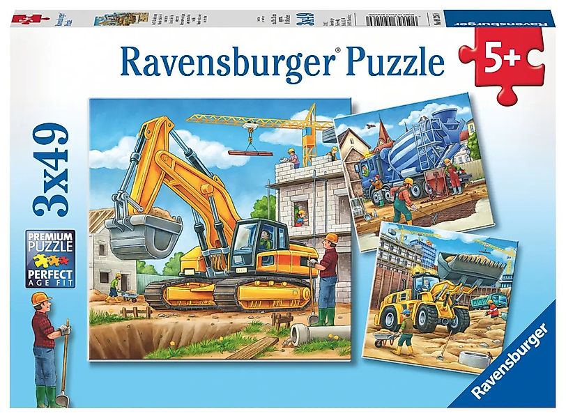 Ravensburger Puzzle Ravensburger Kinderpuzzle - 09226 Große Baufahrzeuge - günstig online kaufen