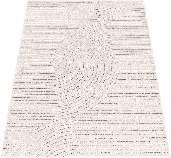 Paco Home Teppich »Cotton 233«, rechteckig, 10 mm Höhe, Kurzflor, Uni Farbe günstig online kaufen