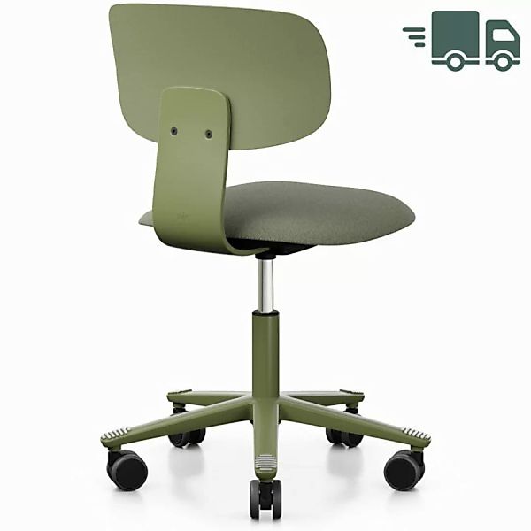 HAG Tion 2140 Bürostuhl Moss Grey - Sitz Stoff Cura - Rückenschale Kunststo günstig online kaufen