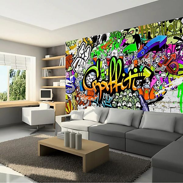 Fototapete - Graffiti On The Wall günstig online kaufen