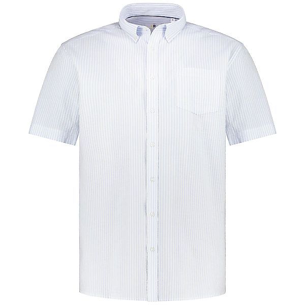 Pfundskerl Freizeithemd in Seersucker-Qualität Farbe hellblau Größe: 5XL günstig online kaufen