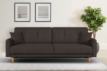 Home affaire 3-Sitzer "TRIPLO optionale Schlafsofa mit Bettkasten, Maße B/T günstig online kaufen