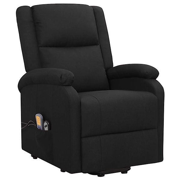vidaXL Massagesessel mit Aufstehhilfe Schwarz Stoff Modell 9 günstig online kaufen
