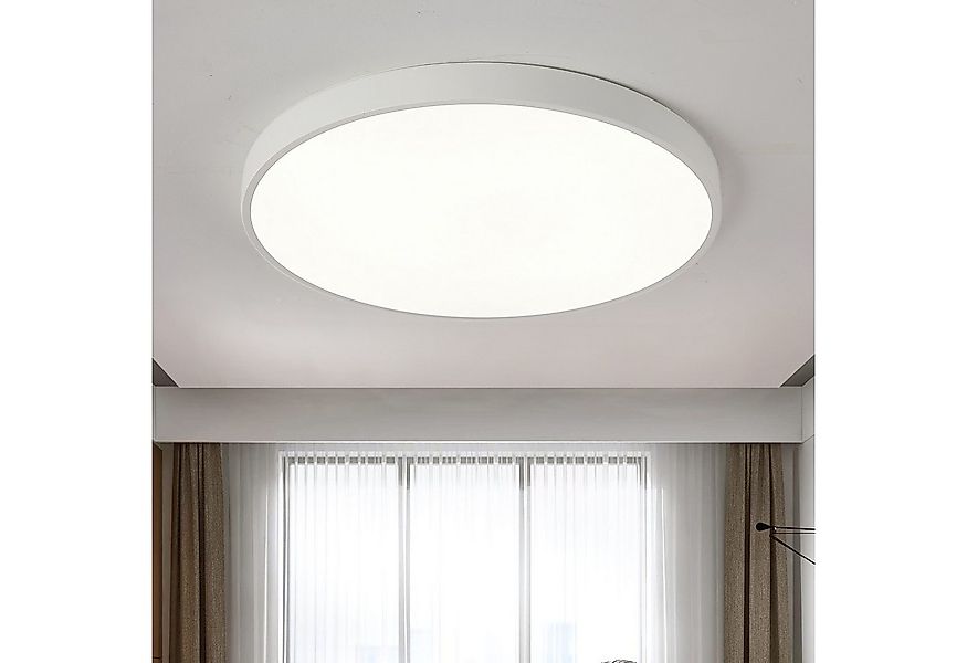 style home LED Deckenleuchte Runde Deckenlampe aus Metall, Warmweiß 3000K o günstig online kaufen