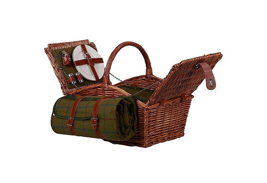 UNUS GARDEN Picknickkorb Weidenkorb für 2 Personen (Abmessung 28/40x32x48cm günstig online kaufen