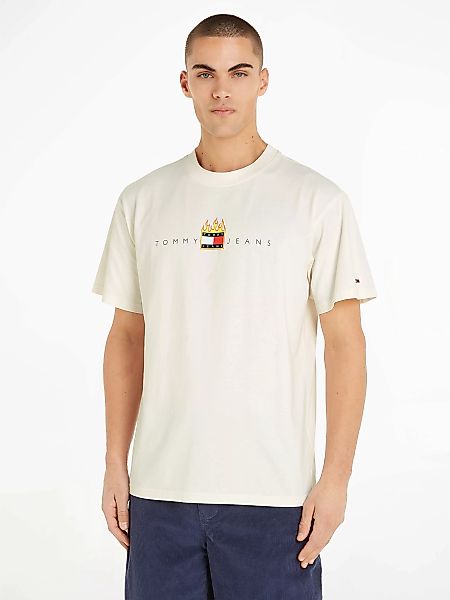Tommy Jeans T-Shirt TJM RLX LINEAR FIRE FLAG TEE günstig online kaufen
