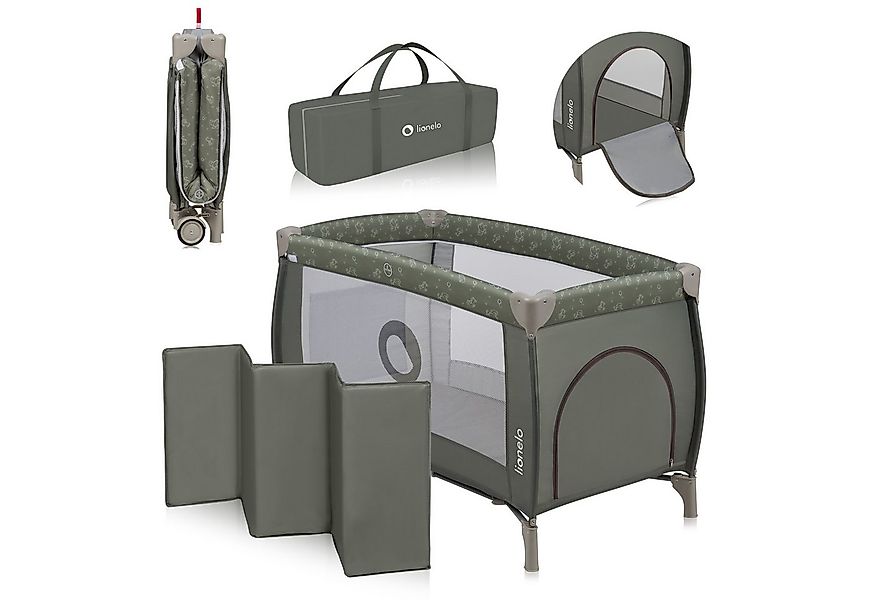lionelo Baby-Reisebett LO-SVEN PLUS, ab Geburt bis 15kg mit Zubehör günstig online kaufen
