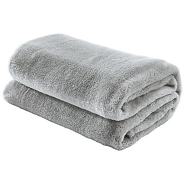 Wohndecke Wohndecke "Salerno", Erwin Müller, Teddy-Fleece Uni günstig online kaufen