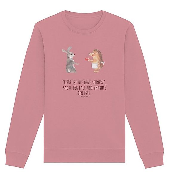 Mr. & Mrs. Panda Longpullover Größe S Hase Igel - Canyon Pink - Geschenk, P günstig online kaufen