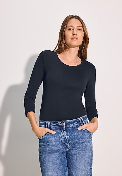 Cecil 3/4-Arm-Shirt, aus reiner Baumwolle günstig online kaufen