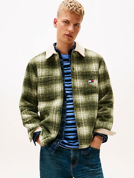 Tommy Jeans Karohemd "CHECK TEDDY OVERSHIRT" günstig online kaufen