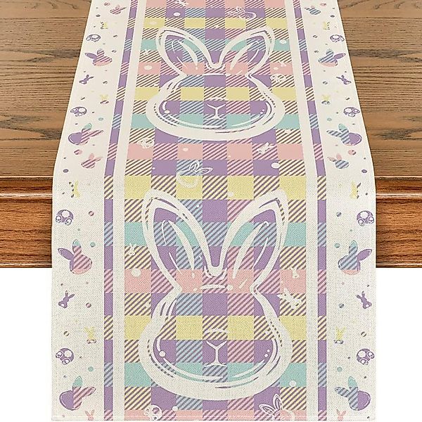 Coonoor Tischläufer Oster Tischläufer Hasen Design, günstig online kaufen