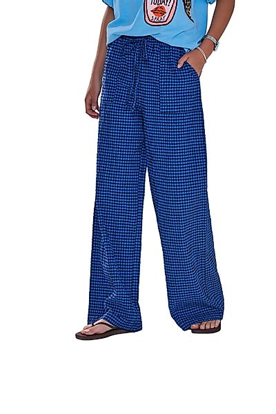 Next Palazzohose Strukturierte Hose mit weitem günstig online kaufen