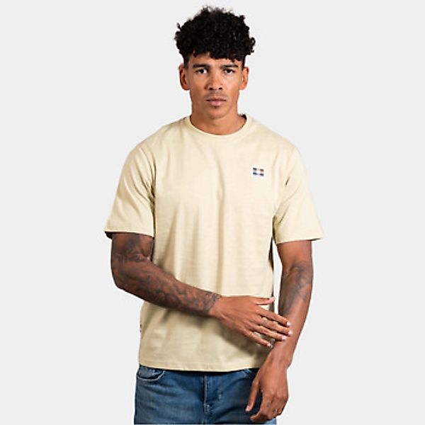 Aquascutum  T-Shirt Rubber patch t-shirt - beige günstig online kaufen