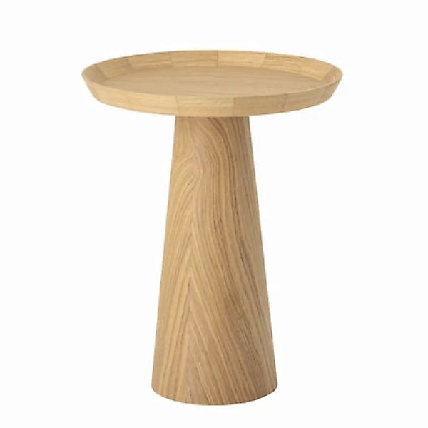 Beistelltisch Luana holz natur / Eiche - Ø 44 cm - Bloomingville - Holz nat günstig online kaufen
