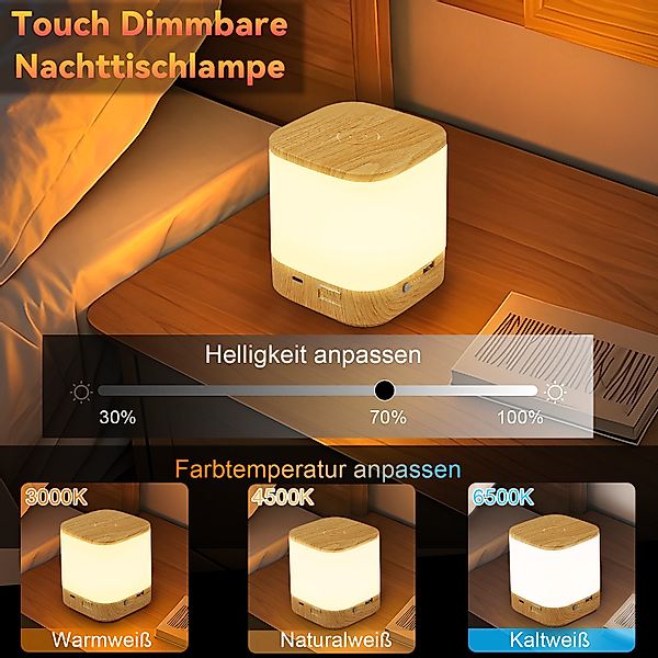ZMH LED Tischleuchte mit 3 Farbtemperatur günstig online kaufen