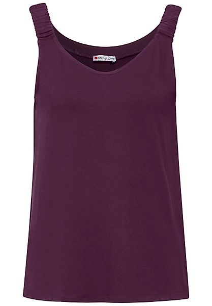 STREET ONE Shirttop Top mit V-Neck günstig online kaufen