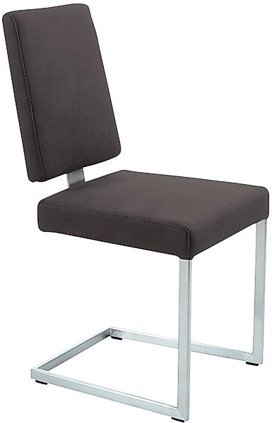 K+W Komfort & Wohnen Freischwinger, Microfaser Struktur 755, stabiles Hochk günstig online kaufen