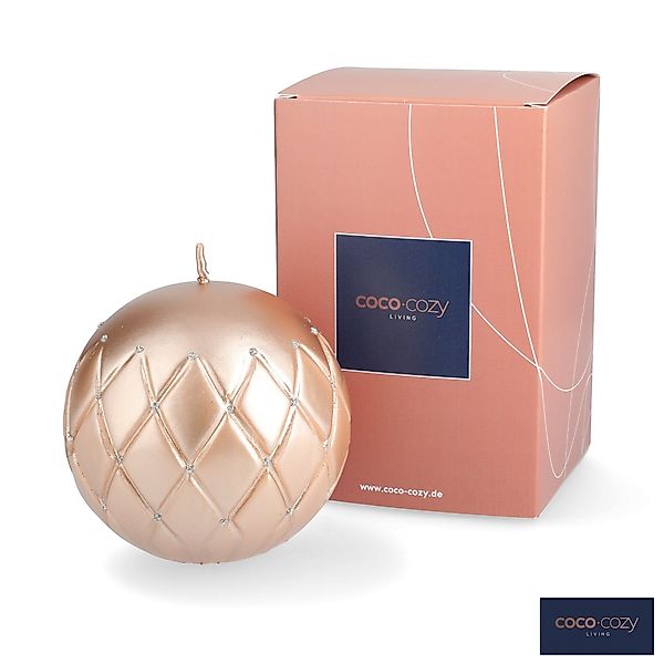 coco+cozy Kugelkerze Kugelkerze Tosca - rosé günstig online kaufen