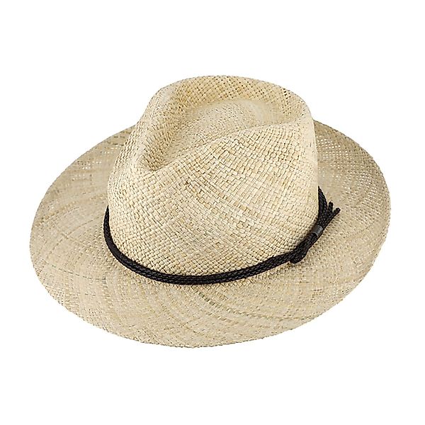 Fiebig Strohhut Strohhut Fedora mit doppeltem günstig online kaufen