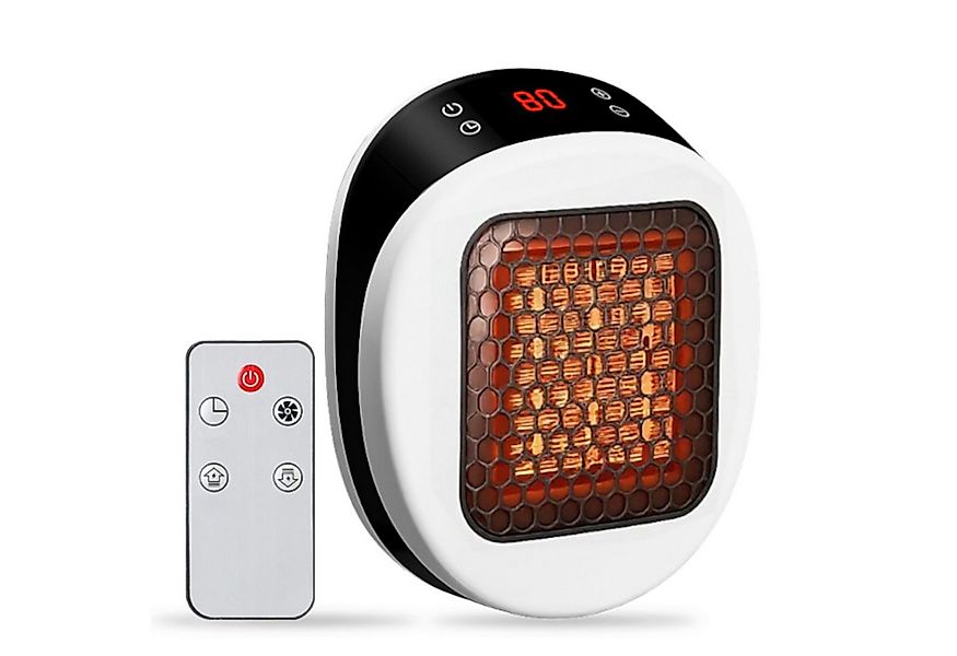 Coonoor Keramikheizlüfter Mini Keramikheizlüfter für Steckdose, LED-Display günstig online kaufen