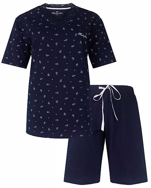 Medaillon Shorty Damen Pyjama kurz (2 günstig online kaufen