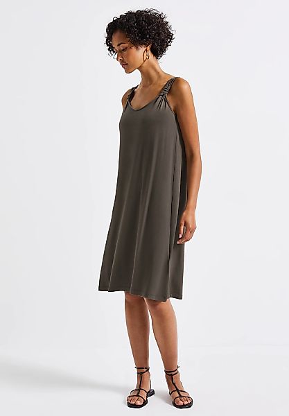 STREET ONE Jerseykleid Ohne Taschen in Unifarbe günstig online kaufen