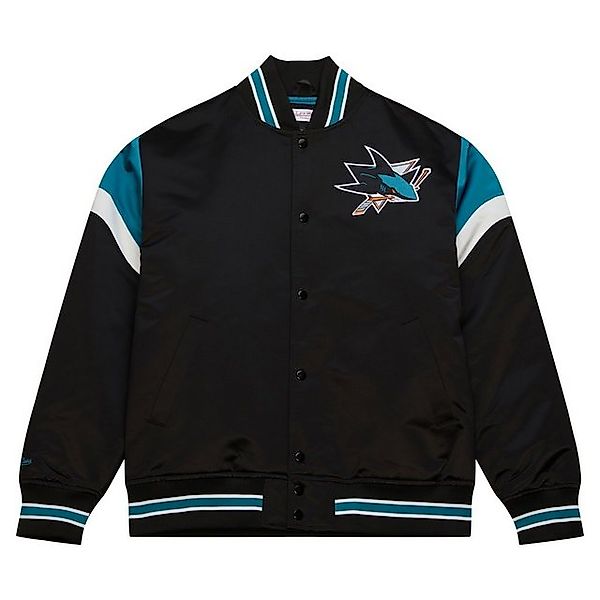 Mitchell & Ness Collegejacke Heavyweight Satin NHL San Jose Sharks günstig online kaufen