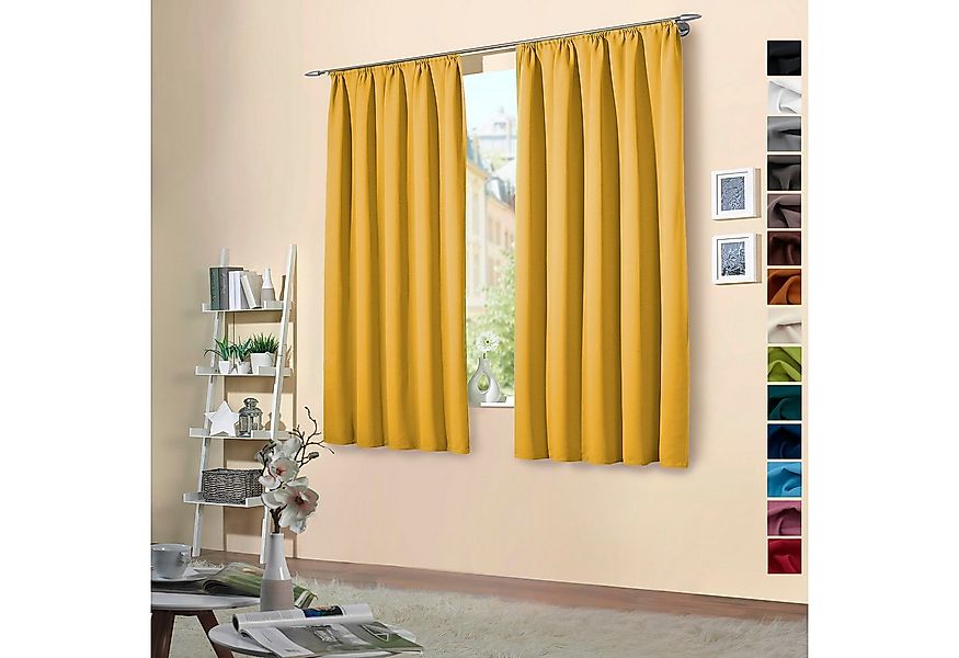 heimtexland Verdunkelungsvorhang Verdunklungsgardinen Thermo Vorhänge blick günstig online kaufen