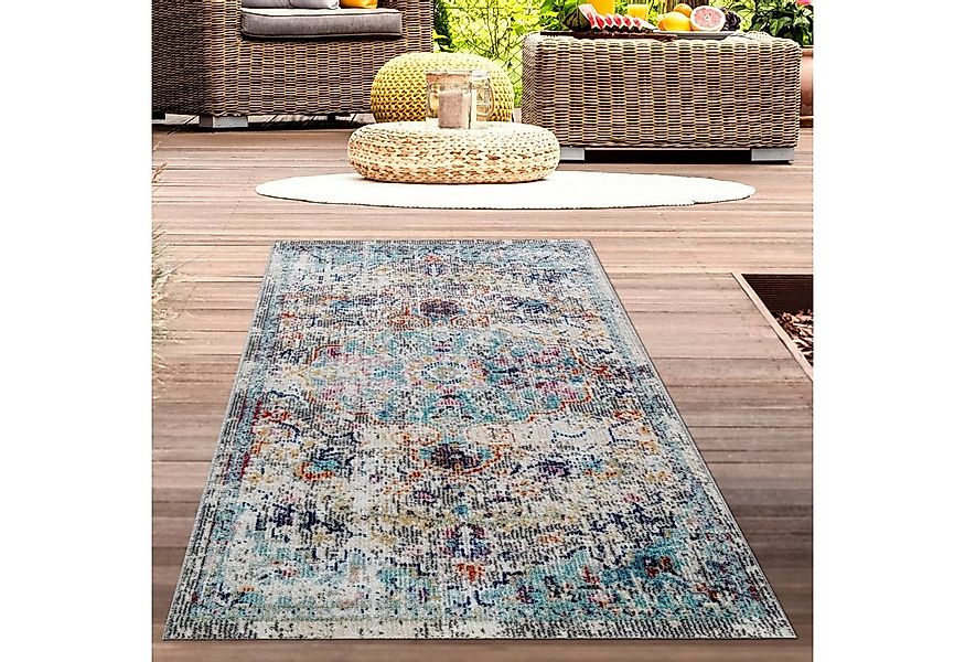 Carpetia Teppich Outdoor Orientteppich Ornamente Wohnzimmerteppich Vintage günstig online kaufen