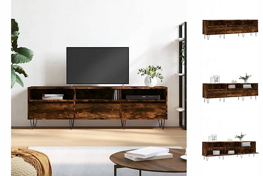 vidaXL TV-Schrank TV-Schrank Räuchereiche 150x30x44,5 cm Spanplatte günstig online kaufen