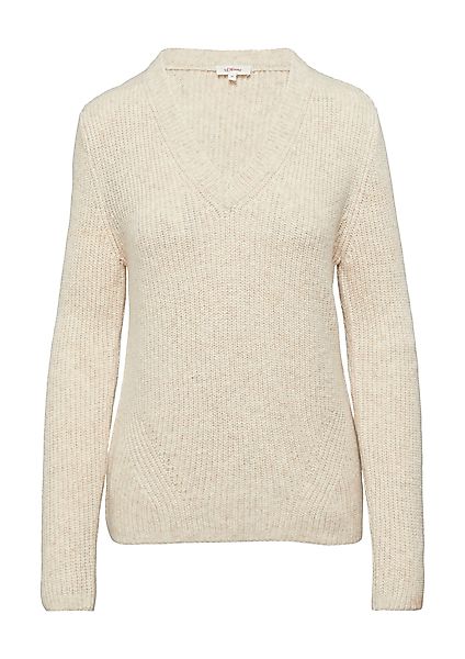 s.Oliver Strickpullover in Melange Optik günstig online kaufen
