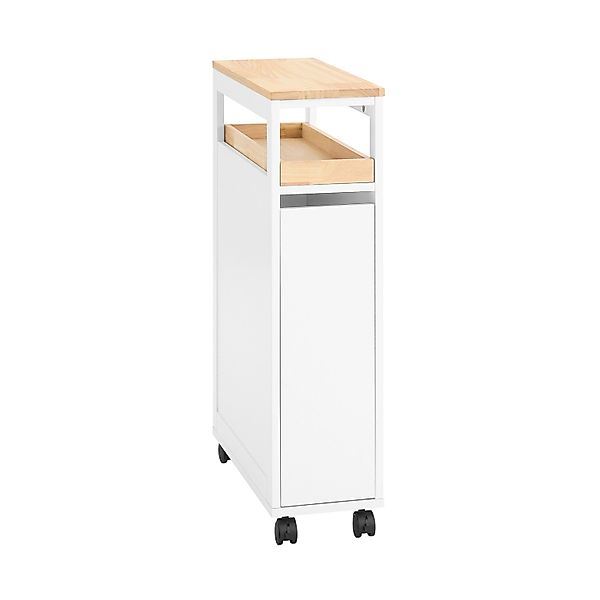 SoBuy Nischenwagen mit 3 Schubladen Schmal Küchenregal Natur 20x79x51cm NSR günstig online kaufen