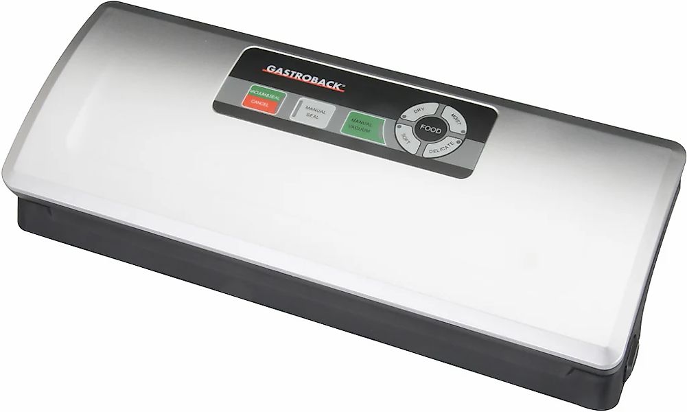 Gastroback Vakuumierer "Design Vakuumierer Plus 46008" 120 W inkl. 10 Folie günstig online kaufen
