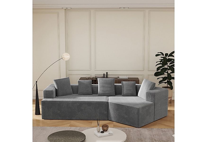 OKWISH Sofa Ecksofa,Loungesofa mit Wolken Kombinationssofa, 312 cm Modulare günstig online kaufen