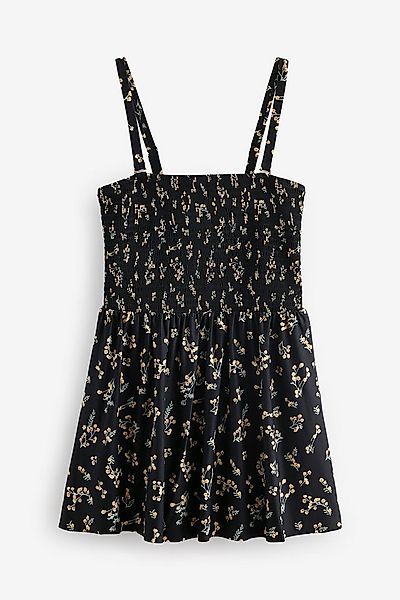 Next Badeanzug Formender, gesmokter Bandeau-Badeanzug mit Rock (1-St) günstig online kaufen