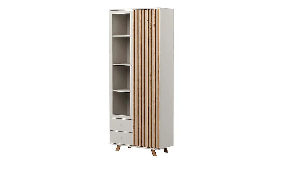 Vitrine  Harmony ¦ creme ¦ Maße (cm): B: 92 H: 198,5 T: 40.0 Schränke > Vit günstig online kaufen