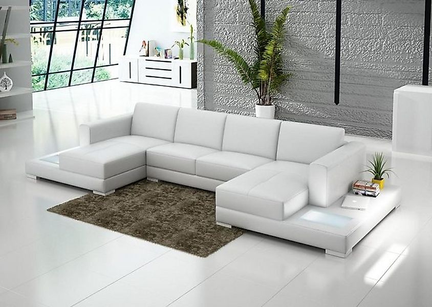 JVmoebel Ecksofa U Form Sofa Couch Polster Garnitur Wohnlandschaft Leder Co günstig online kaufen