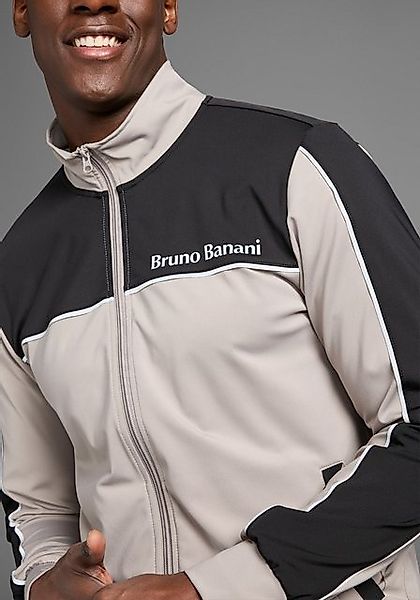 Bruno Banani Sweatjacke Reflektorstreifen in Teilungsnähten günstig online kaufen