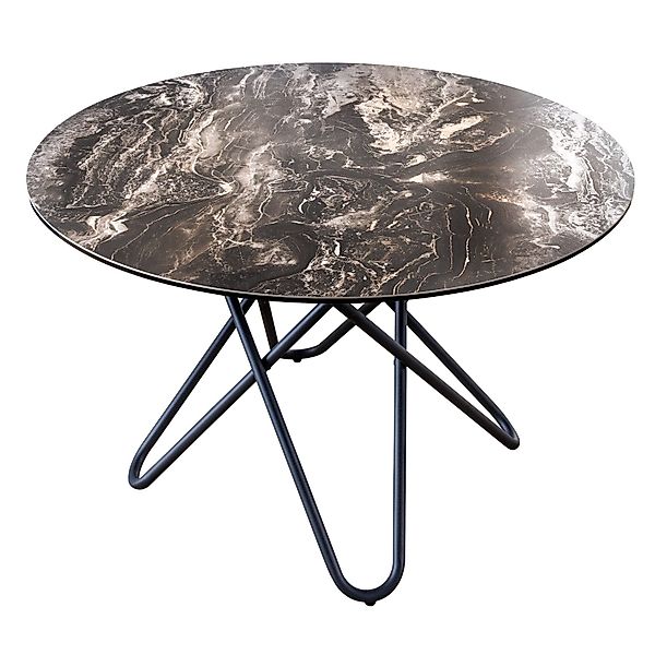 riess-ambiente Esstisch ELLIPSE 120cm taupe / günstig online kaufen