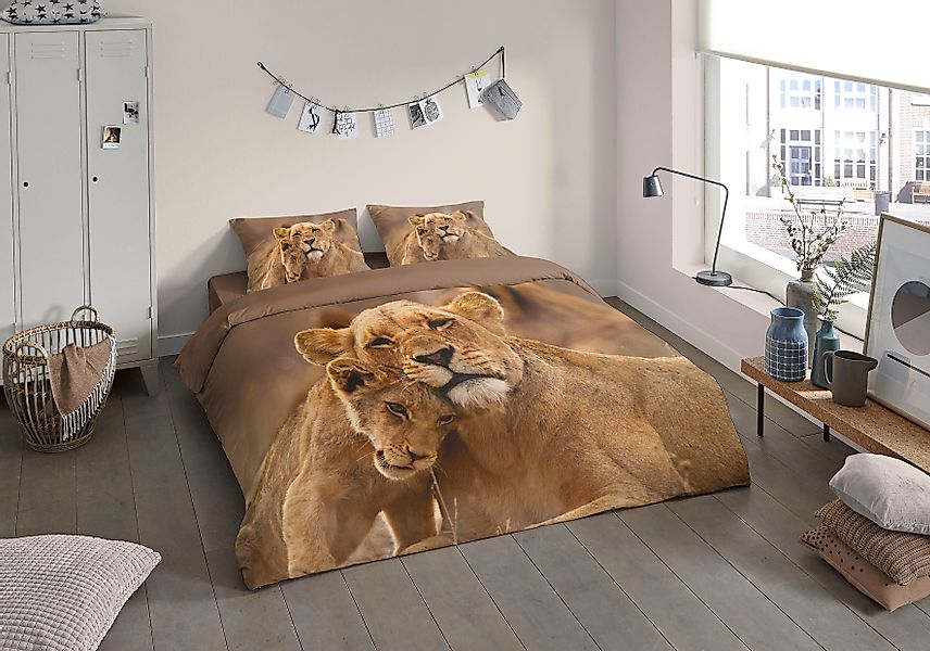 PURE luxury collection Wendebettwäsche »Lovely«, Mikrofaser, 135x200, Pfleg günstig online kaufen