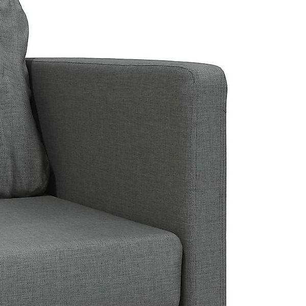 ZMH Sofa Bodensofa mit Schlaffunktion Dunkelgrau 112x174x55 cm Stoff, Set 4 günstig online kaufen