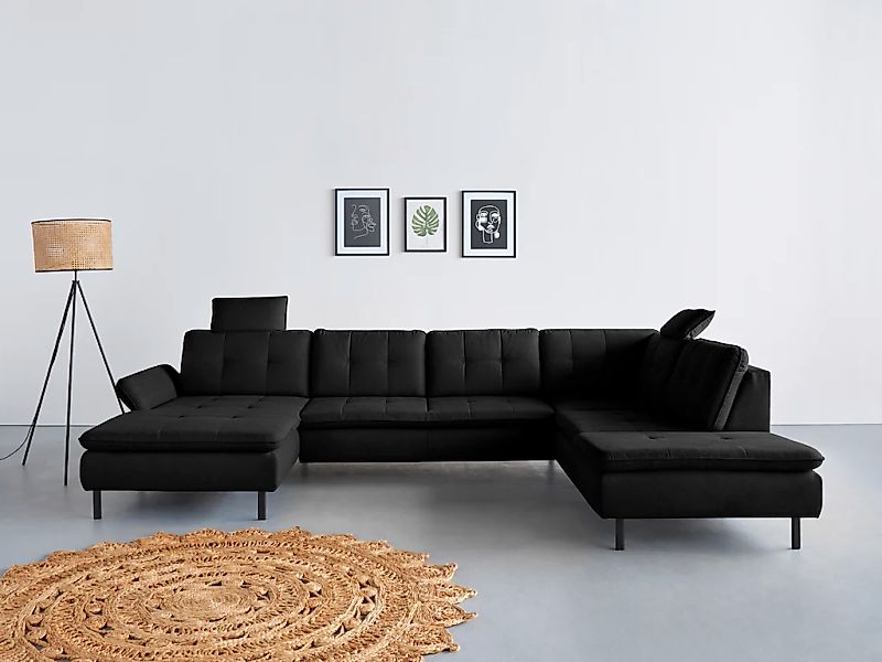 Home affaire "Birkholm U-Form" Armlehnverstellung, auch in Easy Clean Bezug günstig online kaufen