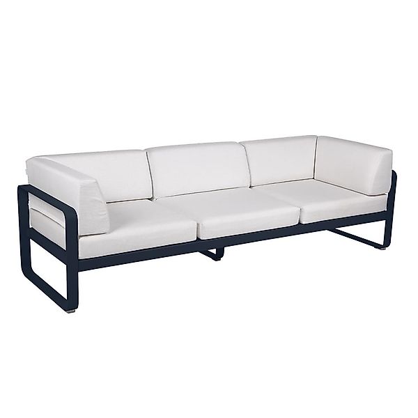 Bellevie 3-Sitzer Club Sofa Outdoor 92 Abyssblau 81 Grauweiß günstig online kaufen